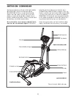 Предварительный просмотр 4 страницы Healthrider H300 Elliptacal (Spanish) Manual Del Usuario