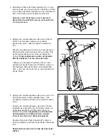 Предварительный просмотр 7 страницы Healthrider H300 Elliptacal (Spanish) Manual Del Usuario