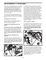 Предварительный просмотр 15 страницы Healthrider H300 Elliptacal (Spanish) Manual Del Usuario