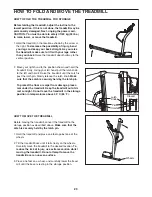 Предварительный просмотр 23 страницы Healthrider H400 Treadmill User Manual