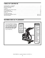 Preview for 2 page of Healthrider H40x Pro Bike Manual