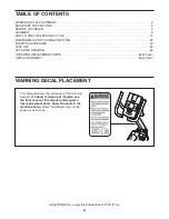 Preview for 2 page of Healthrider H45xr Bike User Manual