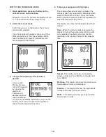 Preview for 14 page of Healthrider H45xr Bike User Manual