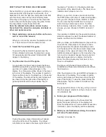 Preview for 20 page of Healthrider H45xr Bike User Manual