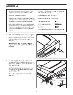 Preview for 7 page of Healthrider H50 Crosswalk Sl Treadmill User Manual