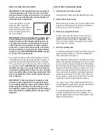 Preview for 16 page of Healthrider H50 Crosswalk Sl Treadmill User Manual