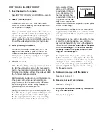 Preview for 18 page of Healthrider H50 Crosswalk Sl Treadmill User Manual