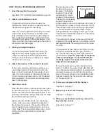 Preview for 19 page of Healthrider H50 Crosswalk Sl Treadmill User Manual