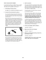 Preview for 20 page of Healthrider H50 Crosswalk Sl Treadmill User Manual