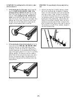 Preview for 25 page of Healthrider H50 Crosswalk Sl Treadmill User Manual