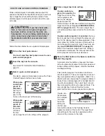 Preview for 16 page of Healthrider H500 Treadmill User Manual