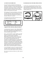 Preview for 22 page of Healthrider H50t (Spanish) Manual Del Usuario