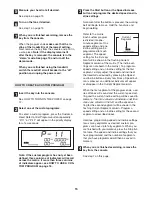 Предварительный просмотр 15 страницы Healthrider H550i Treadmill User Manual