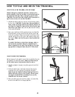 Предварительный просмотр 20 страницы Healthrider H550i Treadmill User Manual