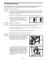 Предварительный просмотр 22 страницы Healthrider H550i Treadmill User Manual