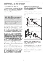 Preview for 13 page of Healthrider H55t Treadmill User Manual