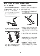 Preview for 22 page of Healthrider H55t Treadmill User Manual