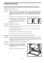 Preview for 23 page of Healthrider H55t Treadmill User Manual