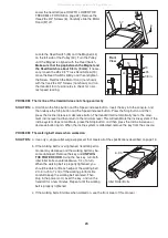 Preview for 24 page of Healthrider H55t Treadmill User Manual