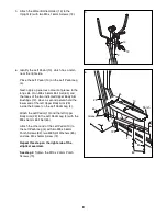 Предварительный просмотр 8 страницы Healthrider H70e Elliptical Manual