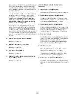 Preview for 20 page of Healthrider H70t User Manual