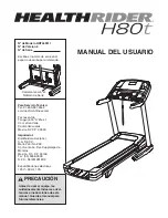 Healthrider H80t Treadmill (Spanish) Manual Del Usuario preview