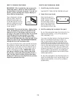 Preview for 16 page of Healthrider H90t User Manual