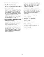 Preview for 20 page of Healthrider H90t User Manual