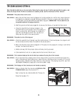 Preview for 25 page of Healthrider H90t User Manual