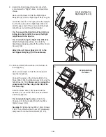 Предварительный просмотр 10 страницы Healthrider H92 E Elliptical Manual