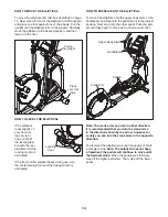 Предварительный просмотр 14 страницы Healthrider H92 E Elliptical Manual