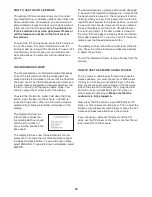 Preview for 22 page of Healthrider H95t Treadmill User Manual