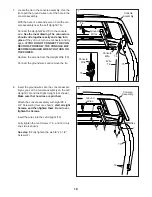 Предварительный просмотр 10 страницы Healthrider H97t Treadmill User Manual