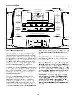 Предварительный просмотр 14 страницы Healthrider H97t Treadmill User Manual