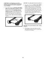 Предварительный просмотр 25 страницы Healthrider H97t Treadmill User Manual