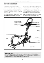 Preview for 3 page of Healthrider Health Rider E730 User Manual