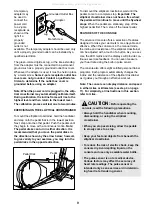 Preview for 9 page of Healthrider Health Rider E730 User Manual