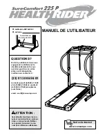 Healthrider HETL40530 (French) Manuel De L'Utilisateur preview
