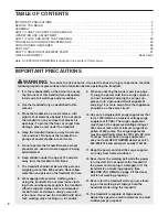 Preview for 2 page of Healthrider Hreathrider S700xi User Manual