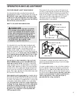 Preview for 7 page of Healthrider Hreathrider S700xi User Manual