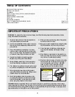 Preview for 2 page of Healthrider HREL89070 User Manual