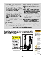 Preview for 4 page of Healthrider HRT12920 User Manual