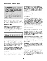 Preview for 25 page of Healthrider HRT12920 User Manual