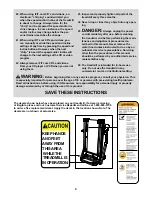 Предварительный просмотр 4 страницы Healthrider HRT15920 User Manual