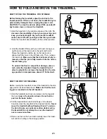 Предварительный просмотр 23 страницы Healthrider HRT15920 User Manual