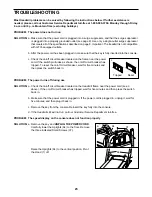 Preview for 23 page of Healthrider HRT99021 User Manual