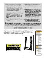 Preview for 4 page of Healthrider HRTL07120 User Manual