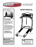 Healthrider HRTL08010 User Manual preview