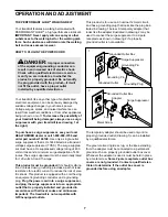 Preview for 7 page of Healthrider HRTL14900 User Manual