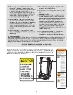 Preview for 4 page of Healthrider HRTL16940 User Manual